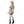 Dalmatian Cow Girl Women's 7 Pc Animal Print Crop Top Cosplay Costume Size M/L