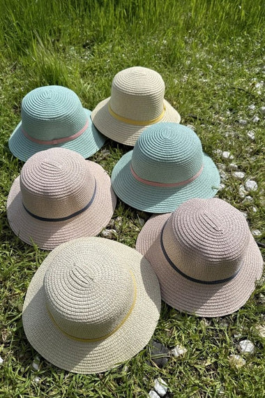 KIDSSTRAW BUCKET SUN HAT