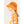 DIONA J SOLID STRAW BUCKET HAT ONE SIZE COLOR ORANGE