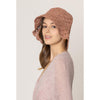 DIONA J STRAW BUCKET HAT ONE SIZE COLOR MINT DARK PINK
