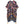 Diona J FLORAL PRINT KIMONO ONE SIZE COLOR NAVY