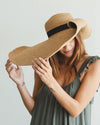 Wide Brim Beach Summer Sun FLOPPY STRAW HAT