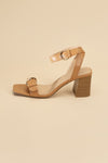 TREATY-S BUCKLE SANDAL HEELS