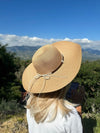 Floppy Straw Sun Hat WIth Strap