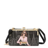 NICOLE LEE SIGNATURE KISS LOCK CROSSBODY WALLET