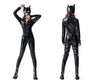 Latex Cat Suit Faux Leather Jumpsuits Black Stretch Body Suits Women Gril Halloween Costume Cosplay - DJ Comics