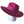 Elegantly Styled Dark Pink Hat with Wide Brim and Dazzling Cubic Chain Detail Fedora Panama Cap - DJ Comics