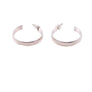 HALF HOOP STUD EARRING