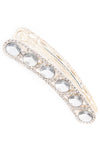 ROUND RHINESTONE HAIR CLIP