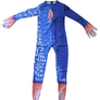 Unleash the Blue Beast Huggy Wuggy Kids Cosplay Costume — Jumpsuit & Mask Set for Spooky Fun Holloween Party