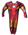 The Avengers Iron Man Muscle Pattern Chest Padding Jumpsuit Costume for Halloween (Kids) - DJ Comics