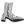 Women's Tall Heel Knee-High Boots – Snakeskin Print Wide Calf Boots with Chunky Heel and Zip-Up Design, Mid-Calf to Knee-High Style