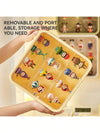 Display Case For Figures With Light Adjustable Display Stand Clear Acrylic Display Box With Door Dust And Moisture Proof
