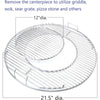 Grill Grates Replacement 22.5in Weber Stainless Steel Removable Insert BBQ