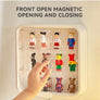 Display Case For Figures With Light Adjustable Display Stand Clear Acrylic Display Box With Door Dust And Moisture Proof