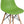 Elon Series Green Plastic Chair w/ Wooden Legs 22.5"D x 18.25"W x 31.5"H-6 Color