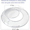 Grill Grates Replacement 22.5in Weber Stainless Steel Removable Insert BBQ