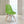 Elon Series Green Plastic Chair w/ Wooden Legs 22.5"D x 18.25"W x 31.5"H-6 Color