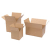 USA Stock 100 Corrugated Paper Boxes 8x6x4"（20.3*15.2*10cm）Yellow  4x4x4"（10*10*10cm） 6x4x2"（15.2*10.2*5.1cm）3size