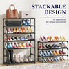 Shoe Rack - Premium Non-Woven Shoe Rack Shelf, Shoe Organizer for Closet, Entryway, Garage & Corridor, Sturdy & Durable Long Sta