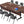 Conference Table, Folding Conference Room Tables With Flip-Top Design, With Caster Rectangular Modular Conference Room Table