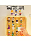 Display Case For Figures With Light Adjustable Display Stand Clear Acrylic Display Box With Door Dust And Moisture Proof