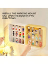 Display Case For Figures With Light Adjustable Display Stand Clear Acrylic Display Box With Door Dust And Moisture Proof