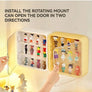 Display Case For Figures With Light Adjustable Display Stand Clear Acrylic Display Box With Door Dust And Moisture Proof