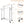 Double Rod Clothing Garment Rack, Rolling Clothes Organizer on Wheels for Hanging Clothes,with 4 hooks, Chrome