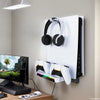 Shelf Floating Mount with Charging Station W/ Headset Holder Wall Bracket Wall Stand for PS5 and PS5 Slim Disc & Digital Version