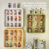 Display Case For Figures With Light Adjustable Display Stand Clear Acrylic Display Box With Door Dust And Moisture Proof