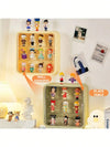 Display Case For Figures With Light Adjustable Display Stand Clear Acrylic Display Box With Door Dust And Moisture Proof