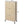 Natural Rattan Cabinet with 3 Flip Drawers, Free Standing Modern 3-Tier Shoe Storage Rack for Heels, Slippers