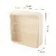 Display Case For Figures With Light Adjustable Display Stand Clear Acrylic Display Box With Door Dust And Moisture Proof