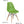 Elon Series Green Plastic Chair w/ Wooden Legs 22.5"D x 18.25"W x 31.5"H-6 Color