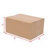 USA Stock 100 Corrugated Paper Boxes 8x6x4"（20.3*15.2*10cm）Yellow  4x4x4"（10*10*10cm） 6x4x2"（15.2*10.2*5.1cm）3size