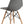 Elon Series Green Plastic Chair w/ Wooden Legs 22.5"D x 18.25"W x 31.5"H-6 Color