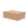 USA Stock 100 Corrugated Paper Boxes 8x6x4"（20.3*15.2*10cm）Yellow  4x4x4"（10*10*10cm） 6x4x2"（15.2*10.2*5.1cm）3size