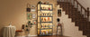 Display Cabinet, 5-Tier Tall Bookcase with Adjustable Shelves, Collectibles Toy Organizers Rack & Display Shelf, Bookshelf