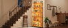 Display Cabinet, 5-Tier Tall Bookcase with Adjustable Shelves, Collectibles Toy Organizers Rack & Display Shelf, Bookshelf
