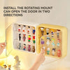 Display Case For Figures With Light Adjustable Display Stand Clear Acrylic Display Box With Door Dust And Moisture Proof