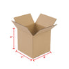 USA Stock 100 Corrugated Paper Boxes 8x6x4"（20.3*15.2*10cm）Yellow  4x4x4"（10*10*10cm） 6x4x2"（15.2*10.2*5.1cm）3size