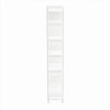 Narrow Storage Cabinet Pantry Thin Cabinet Bathroom Slim Rolling Storage Cart Plastic Rolling Shelf with Transparent Drawers