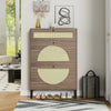 Rattan Shoe Cabinet Boots Shoe Rack Space Saving Shoes Organizer Shoerack Slippers (Rattan) Home Furniture Shoe-shelf Furnitures
