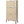 Natural Rattan Cabinet with 3 Flip Drawers, Free Standing Modern 3-Tier Shoe Storage Rack for Heels, Slippers