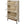 Natural Rattan Cabinet with 3 Flip Drawers, Free Standing Modern 3-Tier Shoe Storage Rack for Heels, Slippers