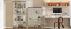 Glass Display Cabinet 4 Shelves Floor Standing Living Room 64 x 32 x 14in, Black