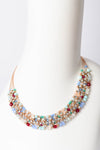 Elegant Bead And Crystal Bib Necklace Design