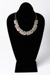Elegant Bead And Crystal Bib Necklace Design