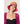 DIONA J TWO TONE STRAW BUCKET HAT ONE SIZE COLOR FUCHSIA